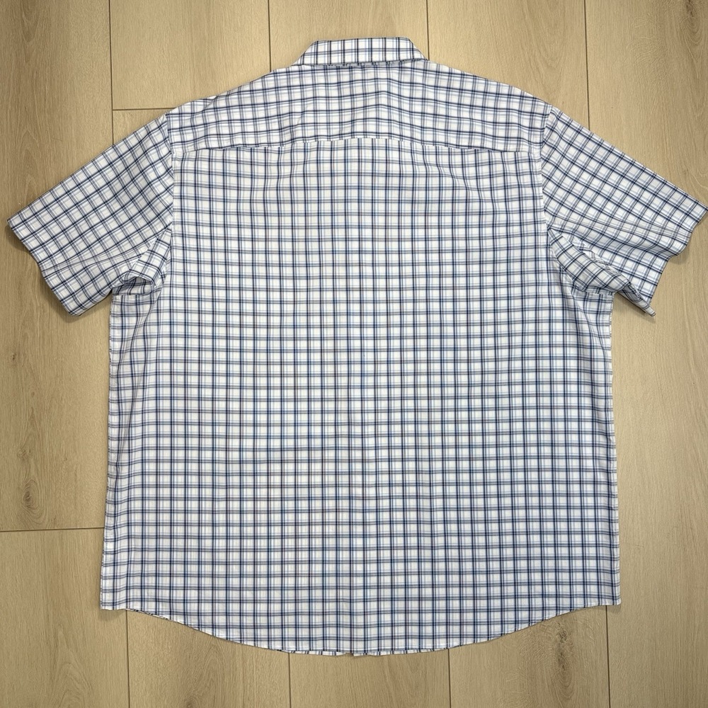 Duluth Trading Co Men's Plaid Short Sleeve Button Down Shirt 2XL Relaxed Fit - Picture 5 of 7